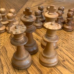 Wooden chess set